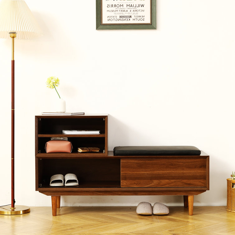 Shoe storage bench online modern